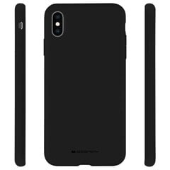 Mercury Silicone iPhone 12 Pro Max 6,7" czarny|black цена и информация | Чехлы для телефонов | pigu.lt