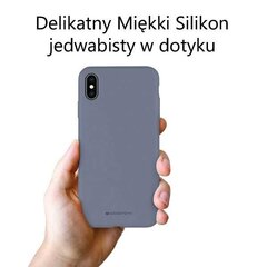 Mercury Silicone iPhone 12 Pro Max 6,7" lawendowy|lavender gray цена и информация | Чехлы для телефонов | pigu.lt