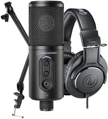 Audio Technica ATR2500x-USB + ATH-M20x + Boom Arm kaina ir informacija | Audio Technica Kompiuterinė technika | pigu.lt