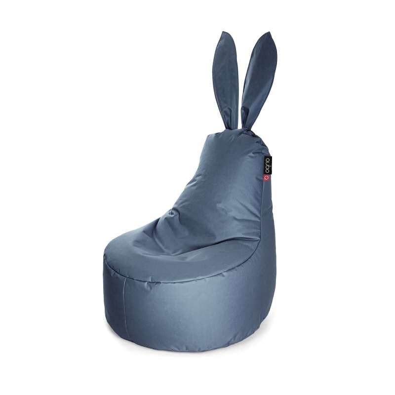 Sėdmaišis Qubo™ Mommy Rabbit Slate, tamsiai mėlynas kaina ir informacija | Sėdmaišiai ir pufai | pigu.lt