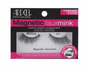 Ardell Magnetic Lashes Faux Mink 811 искусственные ресницы, Black цена и информация | Накладные ресницы, керлеры | pigu.lt