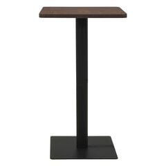 Bistro staliukas, 50x50x107 cm, rudas kaina ir informacija | Virtuvės ir valgomojo stalai, staliukai | pigu.lt