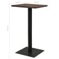 Bistro staliukas, 60x60x107 cm, rudas kaina ir informacija | Virtuvės ir valgomojo stalai, staliukai | pigu.lt