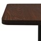Bistro staliukas, 70x70x107 cm, rudas kaina ir informacija | Virtuvės ir valgomojo stalai, staliukai | pigu.lt