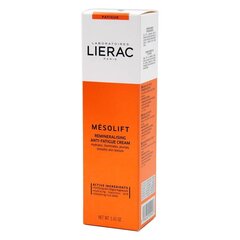 Nuovargio požymius mažinantis kremas Lierac Mesolift Remineralizing Anti-Fatigue Cream, 40 ml kaina ir informacija | Veido kremai | pigu.lt