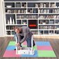 Apsauginis grindų kilimėlis One Fitness 60x60x1 cm, 9 vnt, žalias/mėlynas kaina ir informacija | Treniruoklių priedai ir aksesuarai | pigu.lt