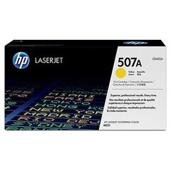 HP No.507A (CE402A), желтый картридж цена и информация | Картриджи для лазерных принтеров | pigu.lt