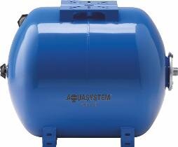 Hidroforas  AQUASYSTEM 50 L,  horizontalus kaina ir informacija | Išsiplėtimo indai | pigu.lt