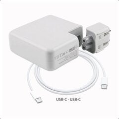 Универсальное зарядное устройство для ноутбука USB-C, 61Вт цена и информация | Зарядные устройства для ноутбуков	 | pigu.lt