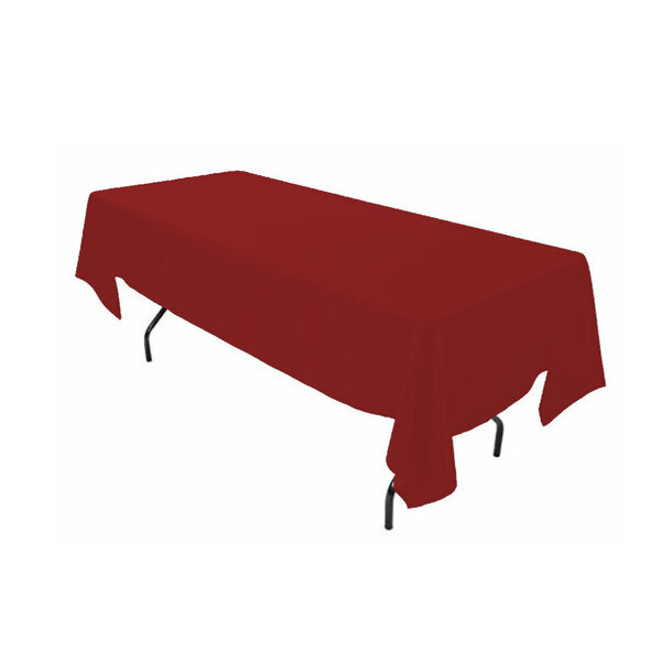 Staltiesė 140 x 200 cm, tamsiai raudona kaina | pigu.lt