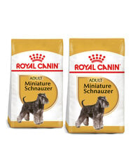 Royal Canin Miniature Schnauzer для взрослых собак породы шнауцер, 2x7,5 кг цена и информация | Сухой корм для собак | pigu.lt