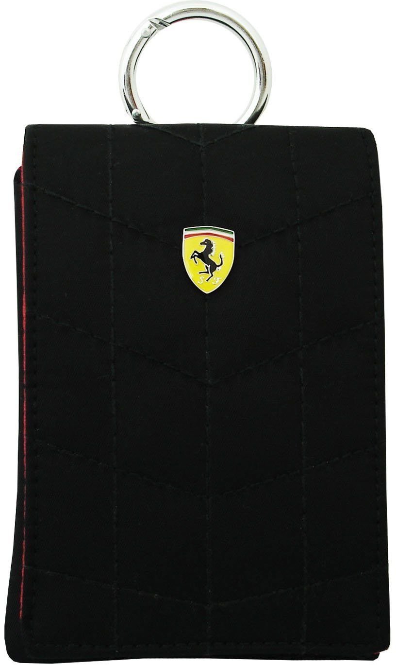 Universalus telefono dėklas Ferrari case Universal Flap, juodas