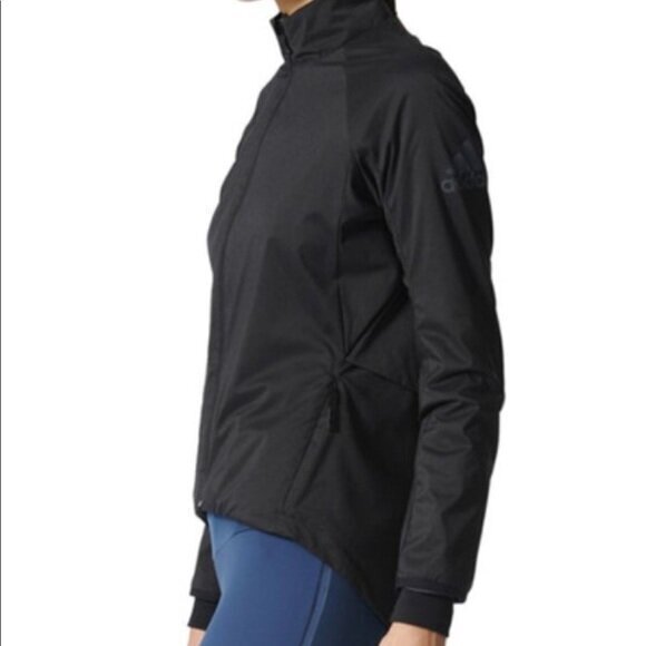 Striukė moterims Adidas Running Climaheat Jacket Black Women, juoda цена и информация | Striukės moterims | pigu.lt