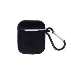 GreenGo AirPods Silicone Case Black kaina ir informacija | Ausinės | pigu.lt