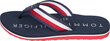 Šlepetės moterims Tommy Hilfiger Ribbon Flat Beach Sandal, mėlynos kaina ir informacija | Šlepetės moterims | pigu.lt