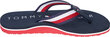 Šlepetės moterims Tommy Hilfiger Ribbon Flat Beach Sandal, mėlynos kaina ir informacija | Šlepetės moterims | pigu.lt