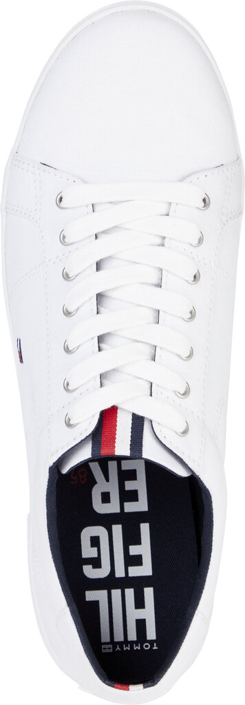 Laisvalaikio batai Tommy Hilfiger Iconic Long Lace Sneaker, balti kaina ir informacija | Vyriški batai | pigu.lt