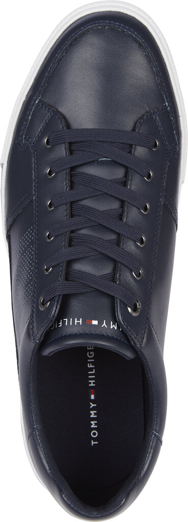 Laisvalaikio batai Tommy Hilfiger Core Corporate Leather Sneaker цена и информация | Vyriški batai | pigu.lt