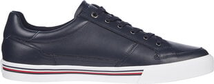 Laisvalaikio batai Tommy Hilfiger Core Corporate Leather Sneaker kaina ir informacija | Vyriški batai | pigu.lt