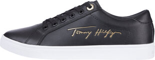 Женские кроссовки TOMMY HILFIGER FW0FW06528F, черные цена и информация | Спортивная обувь, кроссовки для женщин | pigu.lt