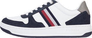 Laisvalaikio batai Tommy Hilfiger Basket Cupsole Sneaker Mix kaina ir informacija | Vyriški batai | pigu.lt