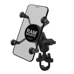 Универсальный держатель телефона Ram Mount с металлической ножкой для велосипедов цена и информация | Держатели для телефонов | pigu.lt