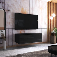 TV staliukas Sesley Skylara, 100 cm, juodas kaina ir informacija | TV staliukai | pigu.lt