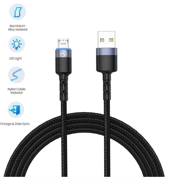 Tellur TLL155304, Micro Usb, 2m kaina ir informacija | Laidai telefonams | pigu.lt