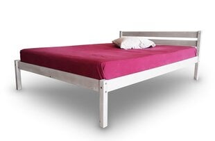 Кровать из березы B-1, 200х200 см, коричневая цена и информация | Кровати | pigu.lt