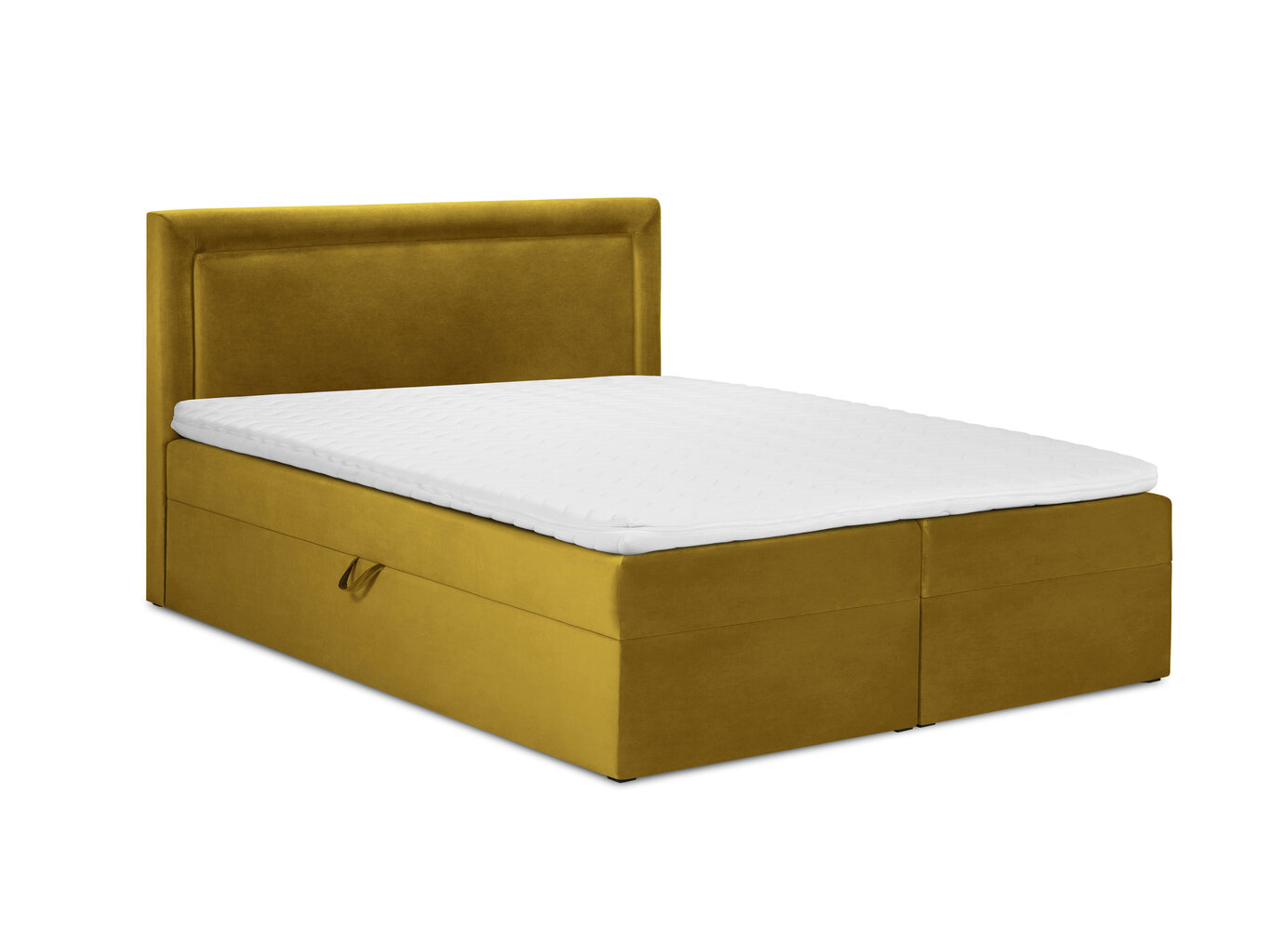 Lova Mazzini Beds Yucca 200x200cm, smėlio spalvos kaina ir informacija | Lovos | pigu.lt