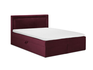 Кровать Mazzini Beds Yucca 200x200 см, красная цена и информация | Mazzini Beds Мебель и домашний интерьер | pigu.lt
