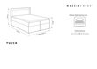 Lova Mazzini Beds Yucca 200x200 cm, rožinė kaina ir informacija | Lovos | pigu.lt