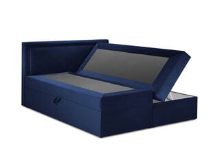 Кровать Mazzini Beds Yucca 200x200 см, синяя цена и информация | Кровати | pigu.lt