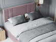 Lova Mazzini Beds Afra 200x200 cm, rožinė kaina ir informacija | Lovos | pigu.lt