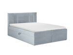 Lova Mazzini Beds Afra 200x200 cm, šviesiai mėlyna