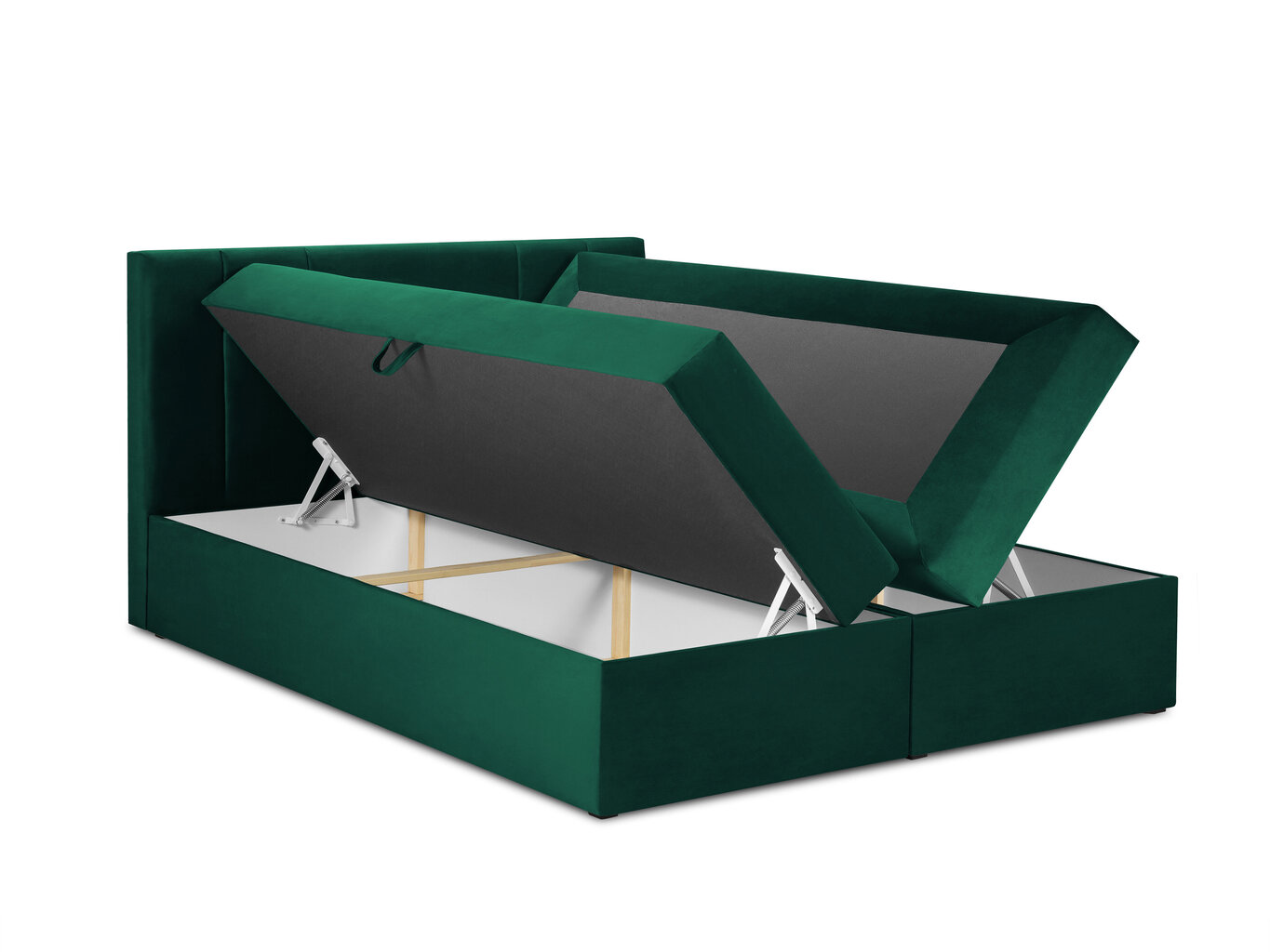 Lova Mazzini Beds Afra 200x200 cm, žalia цена и информация | Lovos | pigu.lt