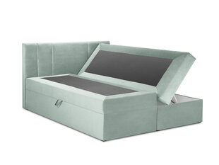 Кровать Mazzini Beds Afra 200x200 см, светло-зеленая цена и информация | Mazzini Beds Мебель и домашний интерьер | pigu.lt