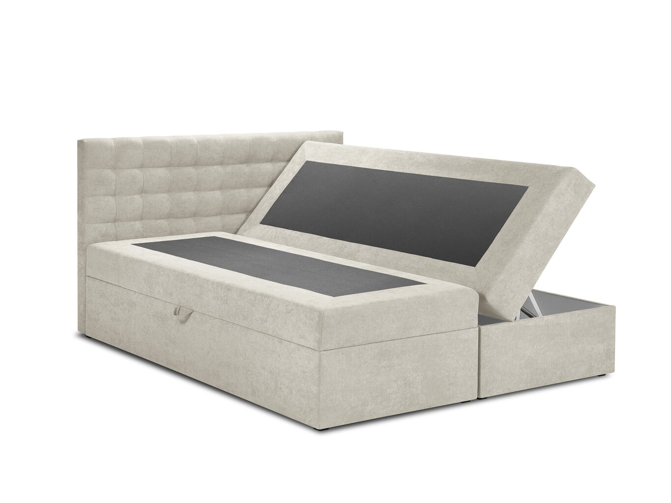 Lova Mazzini Beds Jade 200x200 cm, smėlio spalvos цена и информация | Lovos | pigu.lt