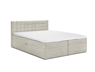 Кровать Mazzini Beds Jade 200x200 см, бежевая цена и информация | Mazzini Beds Мебель и домашний интерьер | pigu.lt