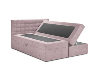 Кровать Mazzini Beds Jade 200x200 см, розовая цена и информация | Кровати | pigu.lt