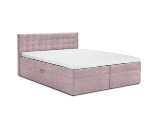 Кровать Mazzini Beds Jade 200x200 см, розовая цена и информация | Кровати | pigu.lt