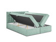 Lova Mazzini Beds Jade 200x200 cm, šviesiai žalia цена и информация | Lovos | pigu.lt