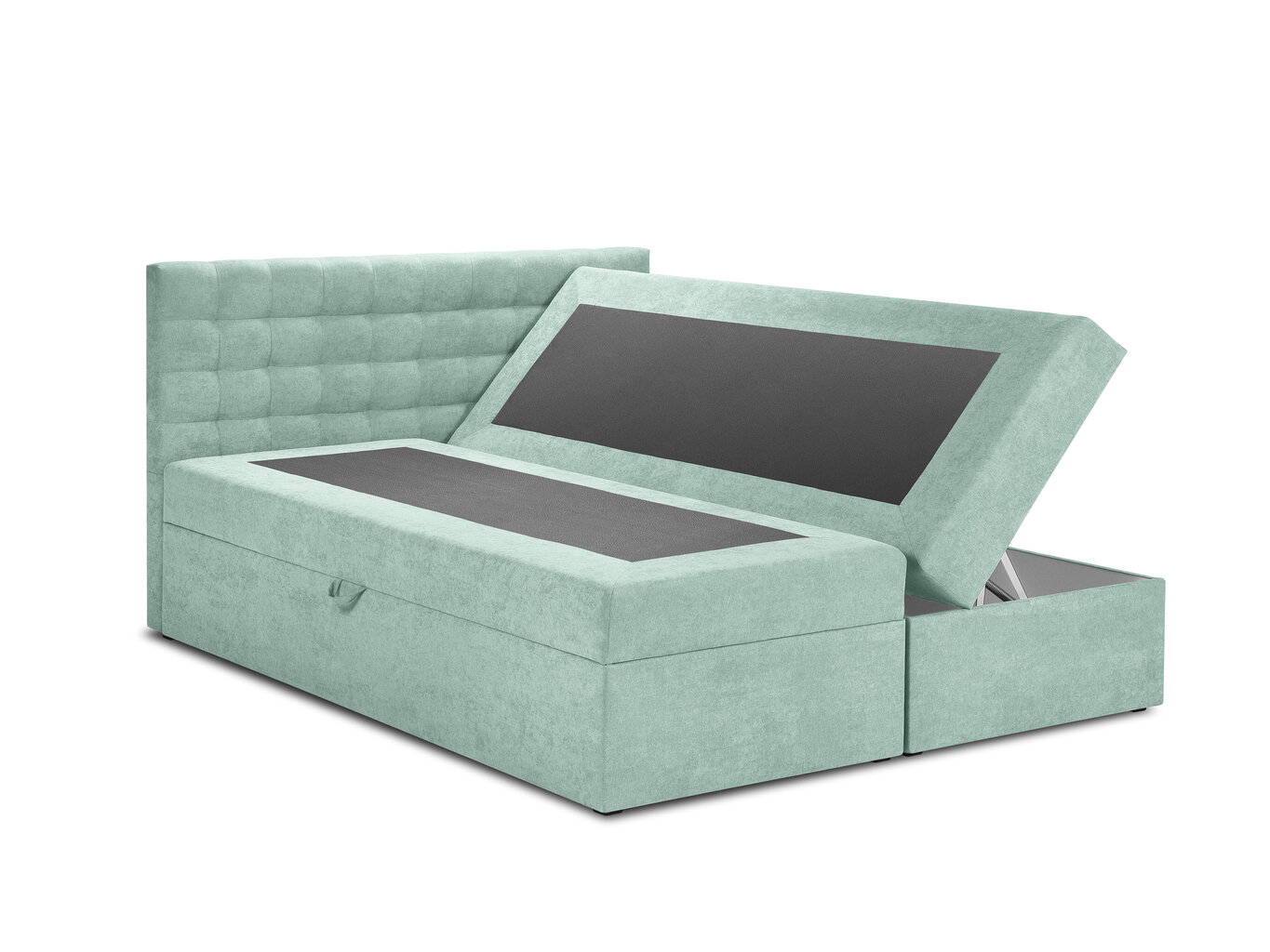 Lova Mazzini Beds Jade 200x200 cm, šviesiai žalia kaina ir informacija | Lovos | pigu.lt