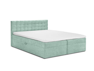 Кровать Mazzini Beds Jade 200x200 см, светло-зеленая цена и информация | Кровати | pigu.lt