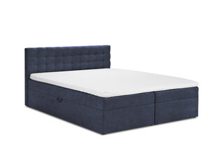 Кровать Mazzini Beds Jade 200x200 см, темно-синяя цена и информация | Кровати | pigu.lt