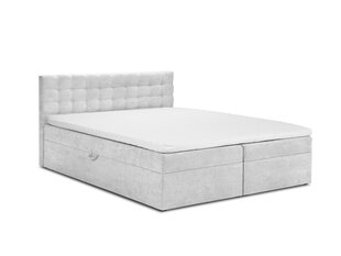 Кровать Mazzini Beds Jade 200x200 см, светло-серая цена и информация | Mazzini Beds Мебель и домашний интерьер | pigu.lt