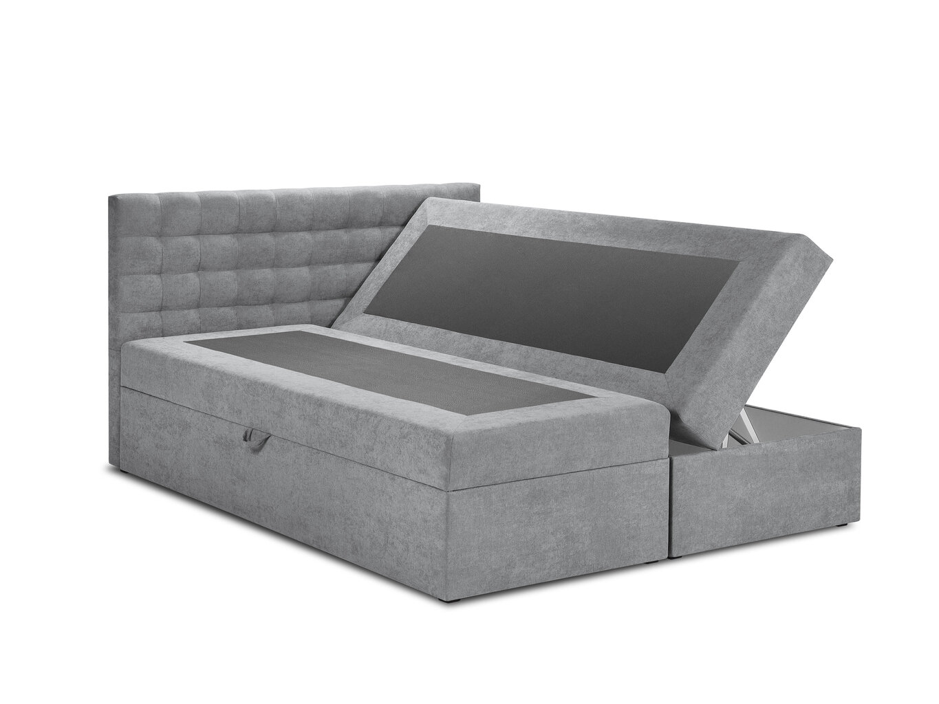 Lova Mazzini Beds Jade 200x200 cm, pilka kaina ir informacija | Lovos | pigu.lt