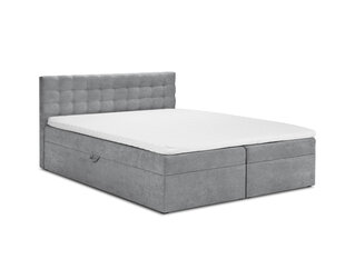 Кровать Mazzini Beds Jade 200x200 см, серая цена и информация | Кровати | pigu.lt