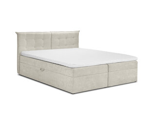 Кровать Mazzini Beds Echaveria 200x200 см, бежевая цена и информация | Mazzini Beds Мебель и домашний интерьер | pigu.lt