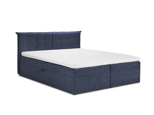 Lova Mazzini Beds Echaveria 200x200 cm, tamsiai mėlyna kaina ir informacija | Lovos | pigu.lt